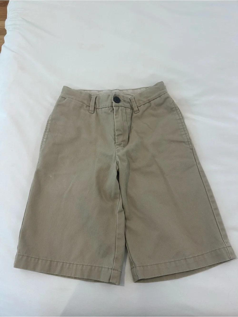 GAP kids - Boys Khaki Flat-Front Shorts - 10 Slim